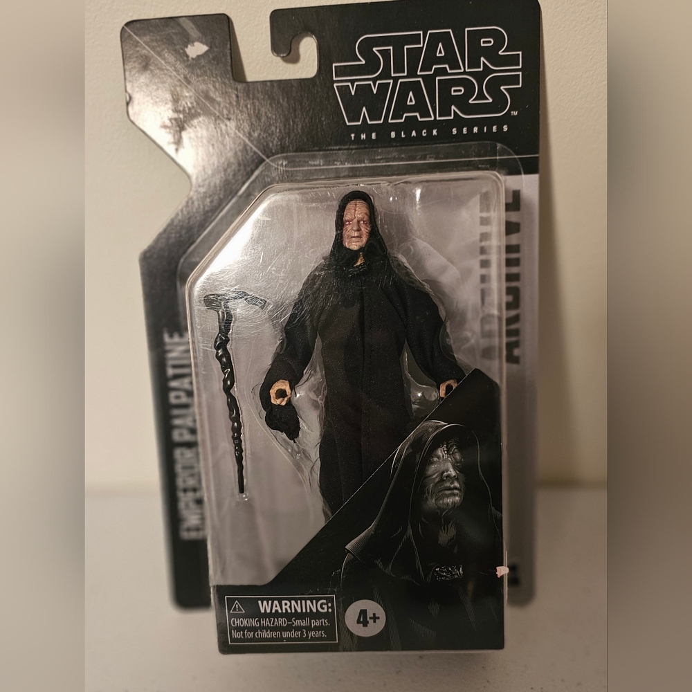 Star Wars Emperor Palpatine Figure in Black and Gray